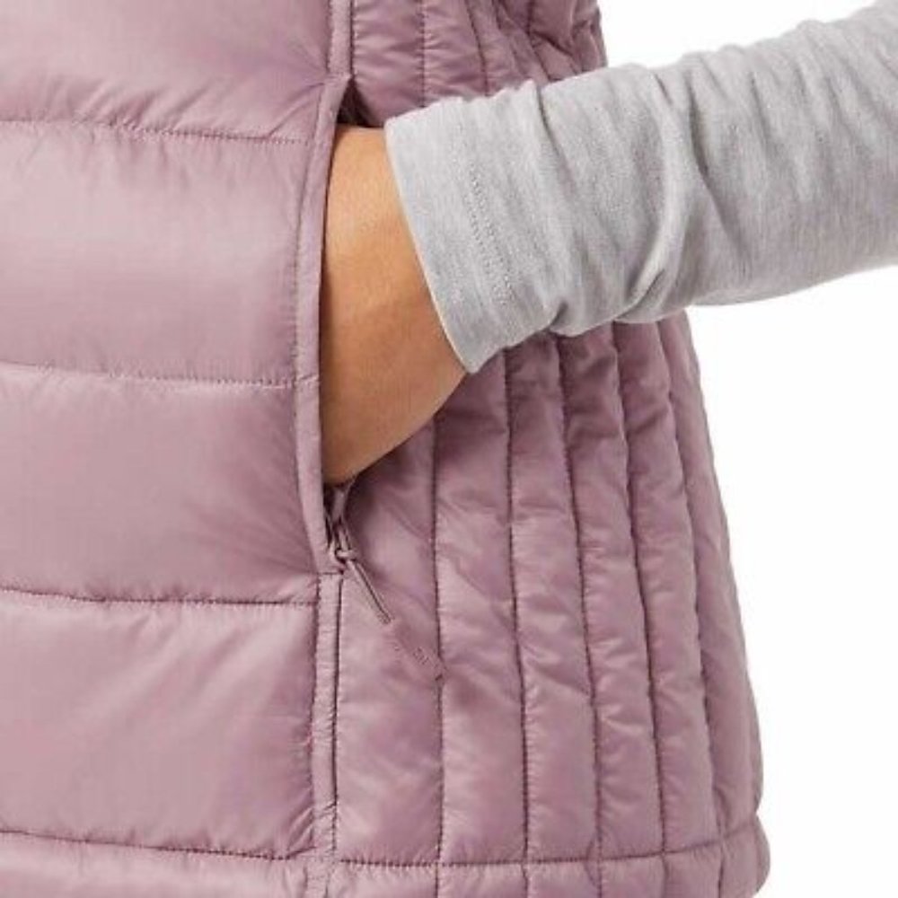 32 Degrees Heat Womens Lightweight Warmth Packable Vest Pink NWT - Picture 4 of 4